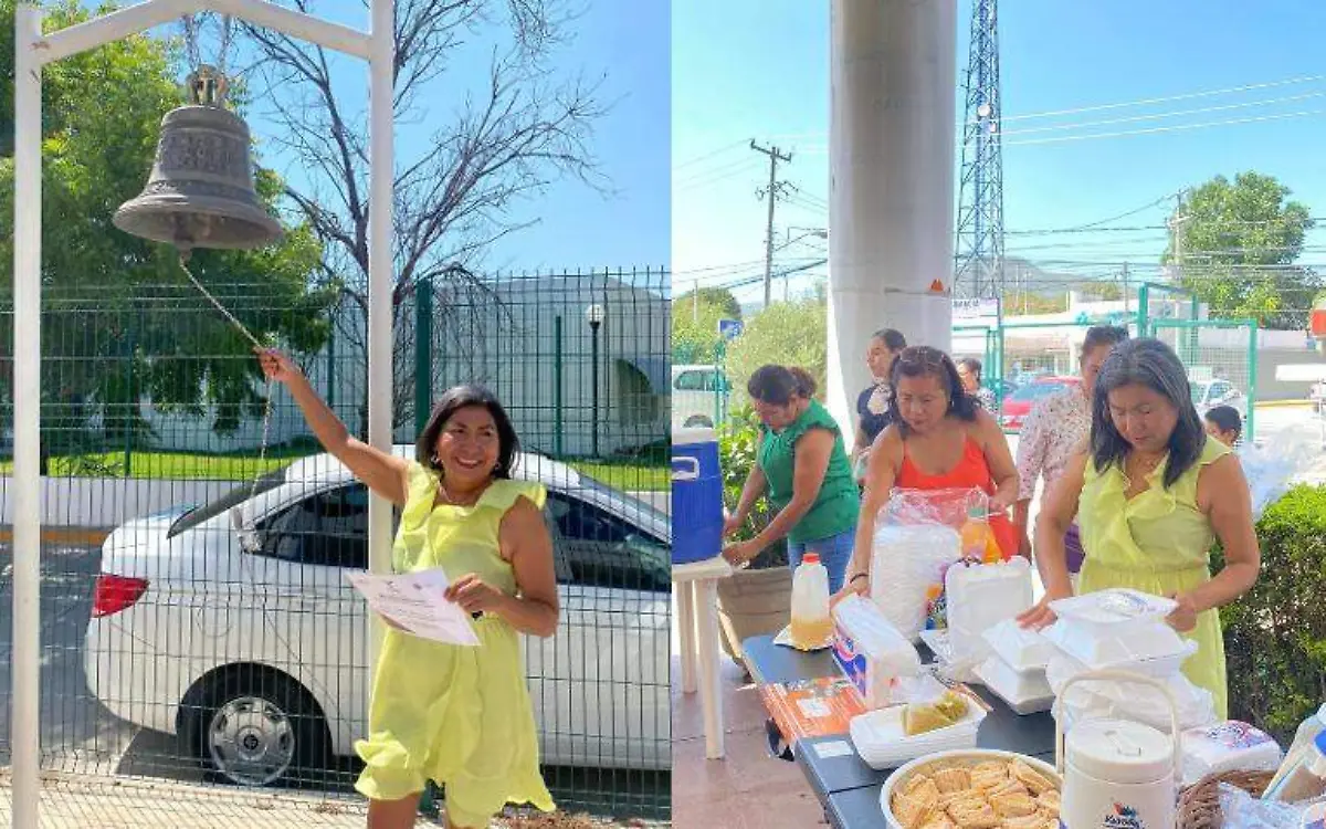 Anabel venció al cáncer de mama y tocó la campana de la victoria en la capital de Tamaulipas Facebook